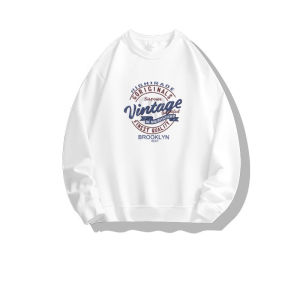 SHUQINGLAI | Hatless Loose Fit Warm Lined Sweatshirt