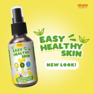 OBAT PENYAKIT KULIT  GATAL JAMUR SCABIES KUCING ANJING ANABUL EASY HEALTHY SKIN elope Spray Perawatan Kulit Hewan Ehs 120Ml Untuk Kucing Dan Anjing - Lazada