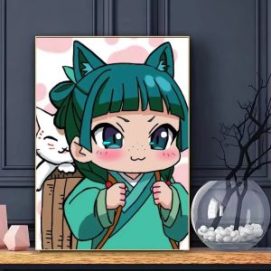 Bandai | Tranh Thêu Kim Cương 5D DIY - Nhật Ký Nhà Thuốc - Nhân Vật Anime - Miếng Dán Đầy Đủ Diện Tích - Tranh Acrylic Hình Vuông Trang Trí Tường Nhà - Món Quà Lý Tưởng Cho Người Yêu Nghệ Thuật