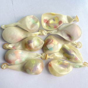 10pcs Ice Cream Balloons Birthday Wedding Party Decoration Long Strips Paper Confetti Latex Ballons Baby Shower Sprinkles