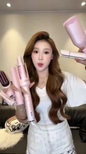 MinHuang | Multi Styling Automatic Hair Curler Interchangeable Heads 2 Billion Negative Ions 4 Temperature Settings for All Hair Types