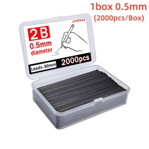 2000Pcs/Box Automatic Pencil Replaceable Lead Refill 0.5/0.7mm 2B Mechanical Pencil Leads School Sketching Writing Accessories