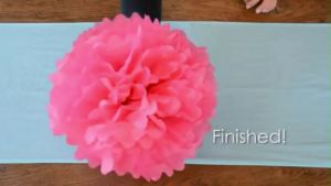 (1Piece) 20cm (8Inch) DIY Tissue Paper Flower Pom Poms Ball Party Wedding Decoration Hanging Garland