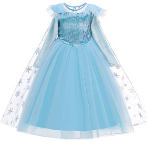 Elsa Snow White and Rapunzel Princess Performance Dress