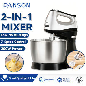 PANSON 2-IN-1 Stand Mixer Hand Mixer 850W Electric Mixer Classic Mixer With 304 Stainless Steel Work Bowl
