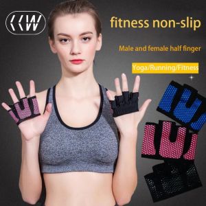 CCW 1Pair Gym Workout Fitness Half Finger Gloves Anti-Slip Crossfit Workout Glove Breathable Weight Lifting Hand Glove for Men Women