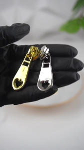 Set 5 đầu khóa kéo răng 5 đầu khóa kéo kim loại không gỉ đầu khóa kéo cho quần áo balo túi xách
