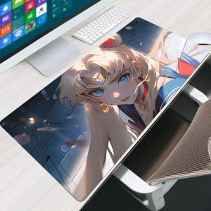 Bandai | kawaii Mouse Pad Anime S-Sailor Moons Gaming Desk Mat Non-Slip Laptop Accessories Gamer Large Mousepad E-sports room decoration