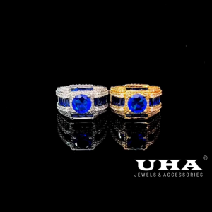 N1078DM Nhẫn nam có lót lòng đính đá CZ cao cấp