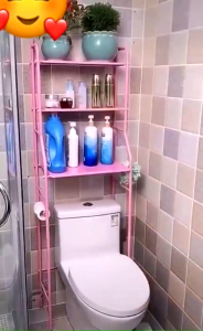 Rak Toilet Organizer WC Tissue Sabun Kloset Kamar Mandi / Rak Serbaguna