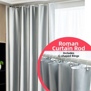Full Light Blocking Heat Insulation Sun Protection Curtains Modern Simple Style Bedroom Balcony Rent House No Punching New 2025