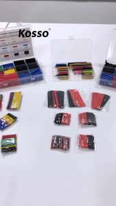 Kosso 750 ชิ้น ท่อหดหุ้มสายไฟ ท่อหดความร้อน ใช้หุ้มสายไฟหรือสายต่างๆ หลายขนาด # FSA