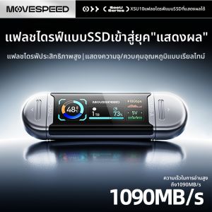 MOVESPEED | Smart Screen Type-C Dual Interface High Speed Solid State USB Flash Drive