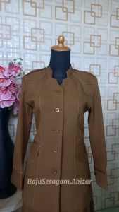 Seragam PNS Wanita, Baju Dinas Pemda, Blazer PNS Warna Khaki Tua, Seragam Pemda Aceh, dan Kode 210