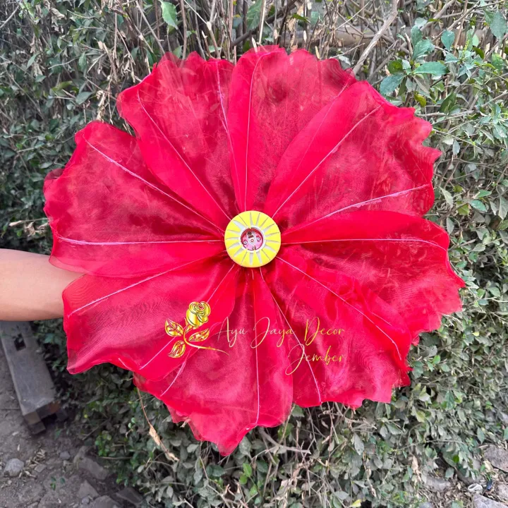 Kelopak%20Bunga%20Dekorasi%20Pelaminan%20model%20bunga%20sepatu%20/Artificial%20Flower%20/%20Kap%20Bunga%20Dekorasi%20/%20Bunga%20Hias%20/%20Giant%20Flower%20Premium%20/%20bahan%20kain%20organdi%20Organza%20-%20Image%206