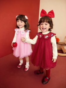 MINI BALA | New Chinese Style Lace Cute Childrens Dress
