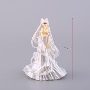 Bandai | 1pc 15cm Sailor Moon Figure Anime Cartoon Jupiter Makoto Venus Minako Tsukino Toy Little Decoration Ornaments Chrismas Gift