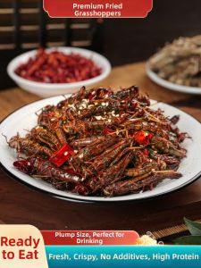 Crispy Fried Grasshoppers Ready-to-eat
