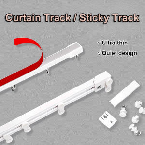 Home Ceiling Curtain Track With Pulley For Bedroom Living Room Curtain Accessories