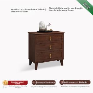 FANLUOWEI | Modern Simple Chinese-Style American Solid Wood Chest of Drawers