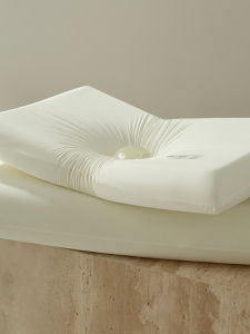 Chăn Ga Gối ChisheeA Cloud Sensation Memory Foam Neck Support Sleeping Aid Soft Fabric Maternal And Infant Grade Gối Dáng Trapezoidal