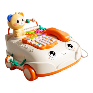 BABYSHOME | Educational Multi-Function Simulated Phone Toy for 1-2 Years Old Babies