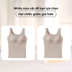 MiiOW | Áo ba lỗ nữ MiiOW Cat Person V-neck ấm áp mùa thu đông Áo ngực cho phụ nữ mang thai và sau sinh có đệm ngực Khóa kéo trên