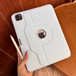 360° Rotation Case For Ipad 12th 11th Air Pro 11 12.9 13 M4 4 2 9.7 M4 Smart Funda iPad 10th 10.9 9th Gen Mini 7 8.3 10.2 Cover