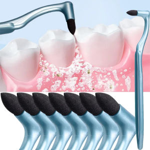 【Perfect Sunfeel】New Tooth Stain Cleaning Brush Deeply Clean Gums Mouth Interdental Brush No Hurt Teeth Stain Eraser Remove Instant Portable Tool