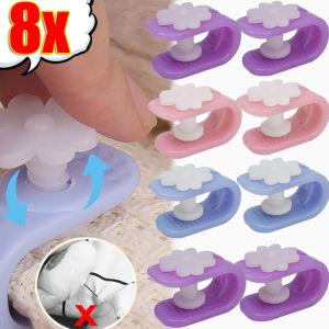 【XZxinzhan】8-1PCS BedSheet Quilt Clip Anti-Slip Blanket Buckles Duvet Cover Textiles Fixing Clips Spiral Style Home Storage Accessories