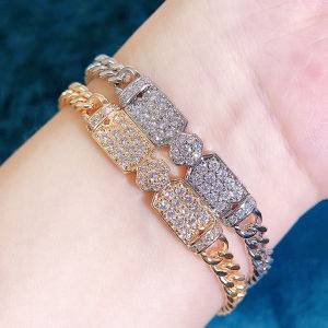 SEQUITO เครื่องประดับเงินประดับทองสวยงามสำหรับผู้หญิงปูรอบเพชรสังเคราะห์ AAAA ปาร์ตี้ตอนเย็นประกายสร้อยข้อมือ B326