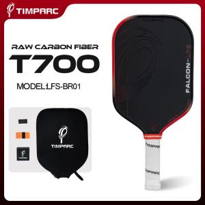 TIMPARC LFS Series Gradient 3 Colors 16MM Thermoformed T700 Carbon Fiber Pickleball Paddle Set I Power & Spin Lightweight Pickleball Racket