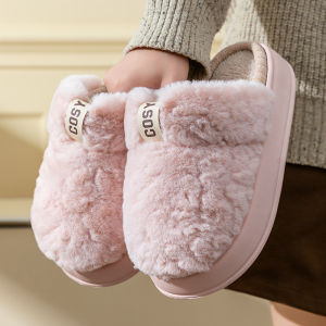Dép Bông Mùa Đông Chống Trượt Đế Mềm Lông Cừu Ấm Áp Cho Nam Và Nữ Dép Đi Trong Nhà Đế EVA Dép Bông Đế Mềm
