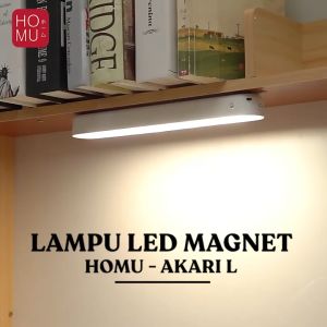 HOMU Akari L Magnetic Portable LED Light Lampu Panjang Tempel Magnet