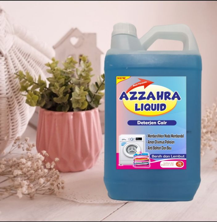 DETERJEN CAIR 5 LITER [BLUE],COD.BERSIH,KENTAL,WANGI TAHAN LAMA