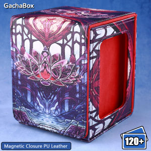120+ Single Sleeved Cards Mythical Black Lotus Collector CaseDisplay Window Deck Storage BoxsGift for PTCG YGO TCGMTG Player