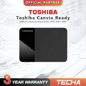 Toshiba Canvio Ready 1TB / 2TB / 4TB / 6TB External Hard Drive USB 3.2 Gen 1 Portable HDD Plug and Play for PC Mac Laptop