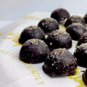 Chapes Keto Bites Premium 85% Dark Chocolate & Roasted Almonds Snack Pack 6-Pack - Low-Carb Gluten-Free Dairy-Free Zero-Sugar