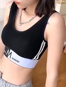 oobest 【Delivery 2-3 Days】( SET OF 4 )Sports Bra Workout Yoga Bralette Anti-Light Womens Wrap Chest Vest New Sports Bra