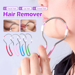 Facial Hair Removal Spring Roller Beauty Epilator for Chin Cheek Mustache Upper Lip Stainless Steel Safe Handheld Face Hair Remover Tool