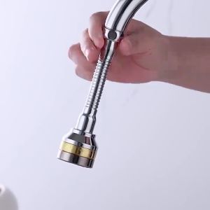 Đầu vòi rửa bát tăng áp đồng thau inox 304 cao cấp - 3 Chế độ phun cực mạnh xoay 360 Sử dụng cho bồn rửa chén