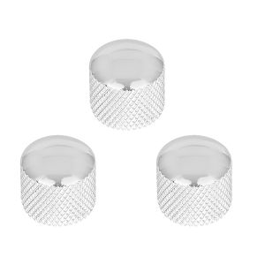 IRIN | Electric Bass Volume Tone Knobs Metal Silver Control Knobs for Electric Bass Guitar Replacement Parts Precision Tuning Accessory