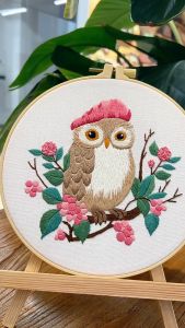 ❤️สอนฟรี 😻🐬ชุดปักผ้าลายสัตว์ แถมสะดึงและที่สนเข็ม งานDIYชุดปักผ้า ‼️Embroidery Set Beginner เหมาะกับมือใหม่ ลายน้องๆน่ารัก 🌺มีคำแนะนำภาษาไทย อุปกรณ์ครบ ส่งจาก กทม