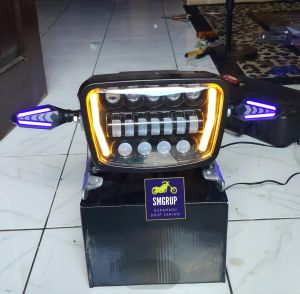 Lampu Daymeker RX king Set Paket Lampu depan daymaker RX king