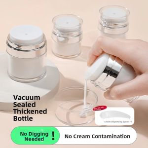 MONLEYTA | Portable Travel Vacuum Press Cosmetic Sample Bottle ManliTa X0710175028 30mL-50mL For Cream Foundation Liquid Essence