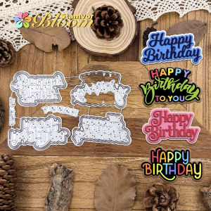 Original Lovely Layers HAPPY BIRTHDAY Titles Metal Cutting Dies Scrapbooking Decorative Embossing