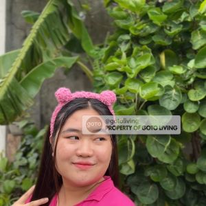 Goto Honbon Hairband Bando Korea Beruang Lucu Bondu Korean Style