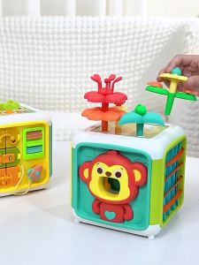 Montessori Early Education智力启蒙 Montessori Toy 6-sided Activity Cube