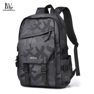 LouisWill Men Backpack Leisure Laptop Backpack Waterproof Film Travel Backpack Business Bag College Backpack Casual Shoulder Bag Anti Theft Back Pack School Bag