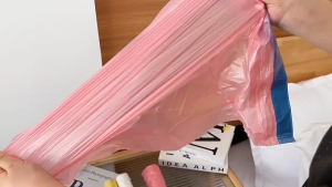 2Rolls 30pcs Scented Drawstring Garbage Bag Rose Lavender Fragrance Closing The Mouth Trash Bags